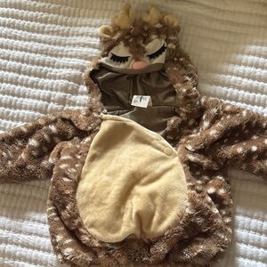 Adorable Brown Reindeer Baby Costume